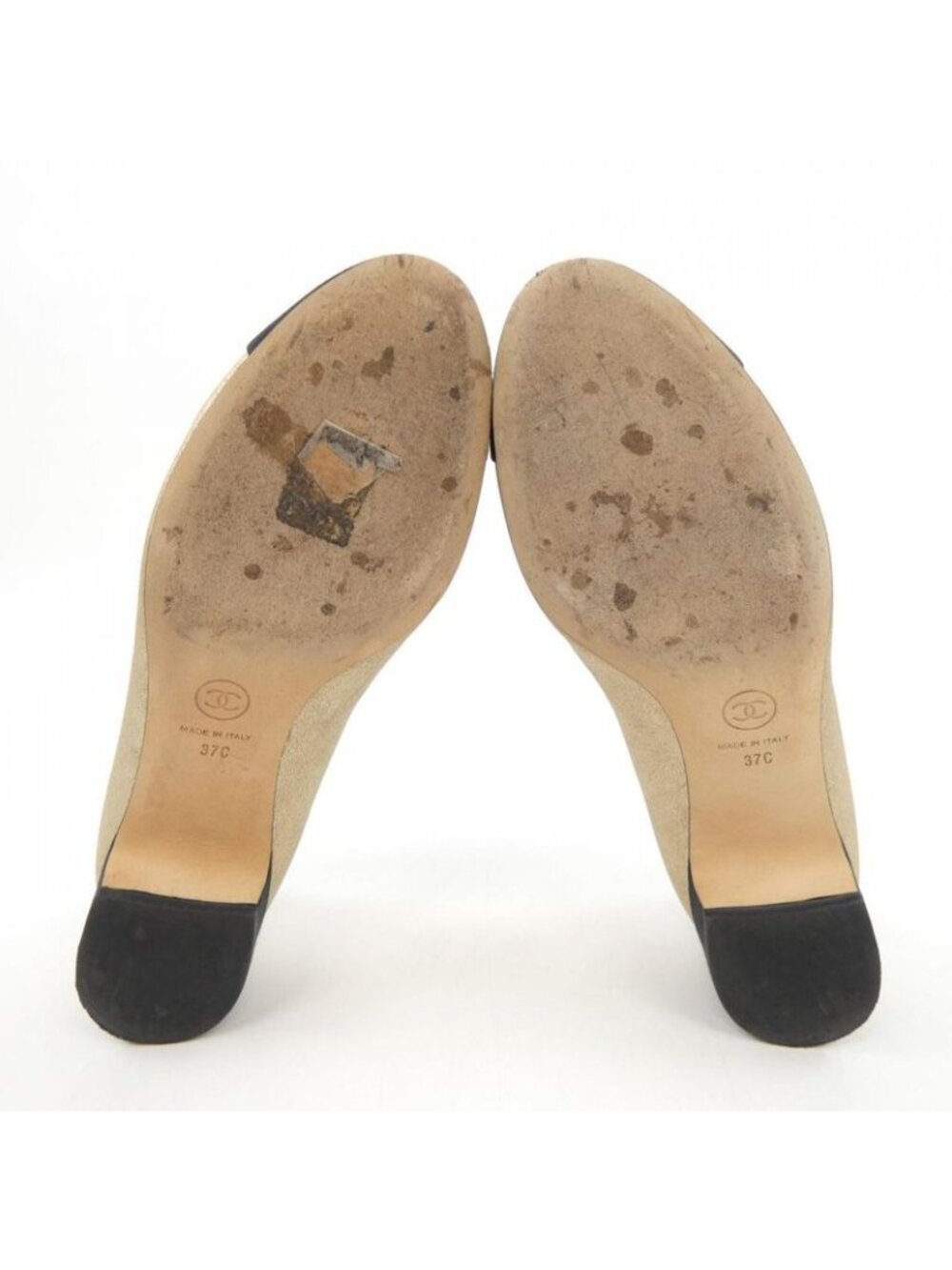 Chanel Size 37.5 Black Shoes - Picture 4 of 6